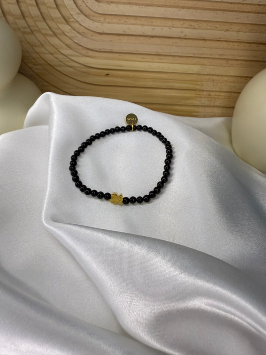 Pulsera perlas de osito